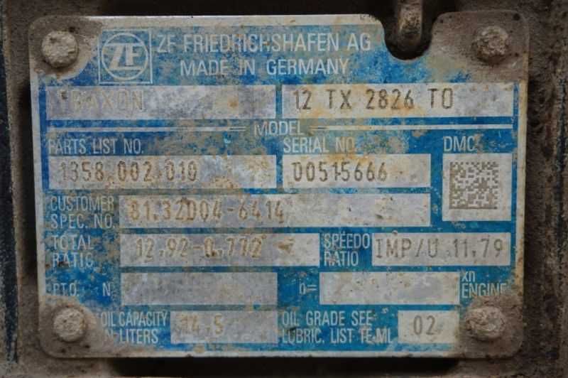 Cutie de viteze pentru camion - ZF 12TX2826TO - Piese de schimb camion