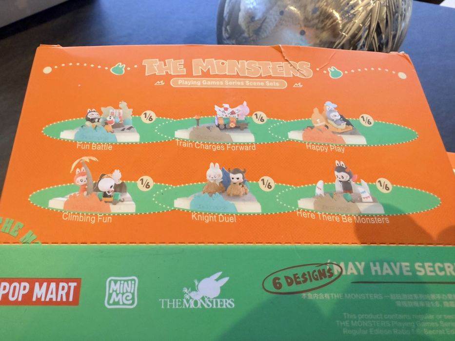 Labubu Playing Games Scene Set