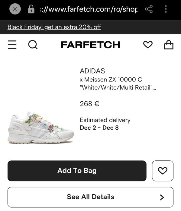 adidas de colectie piele 42 2/3 Meissen x adidas ZX 10000