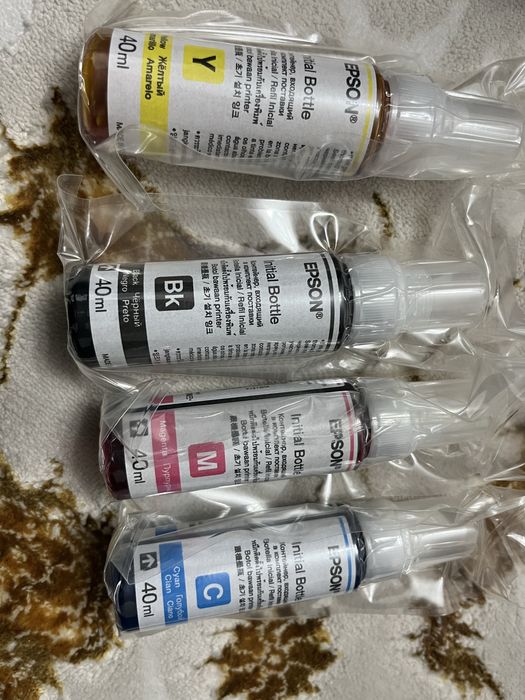 Чернила цветные для принтера Epson Canon