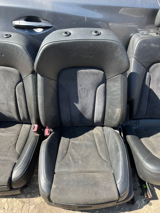 Салон за Ауди AUDI Q7 Sline кожа+алкантар Ел. 7места ном 110