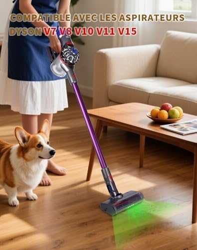 Dyson LED четка за прахосмукачка V7-V15