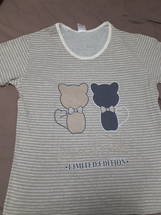 Set pijamale noi tricou+pantaloni