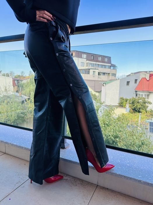 Pantaloni noi piele  Alexander Wang