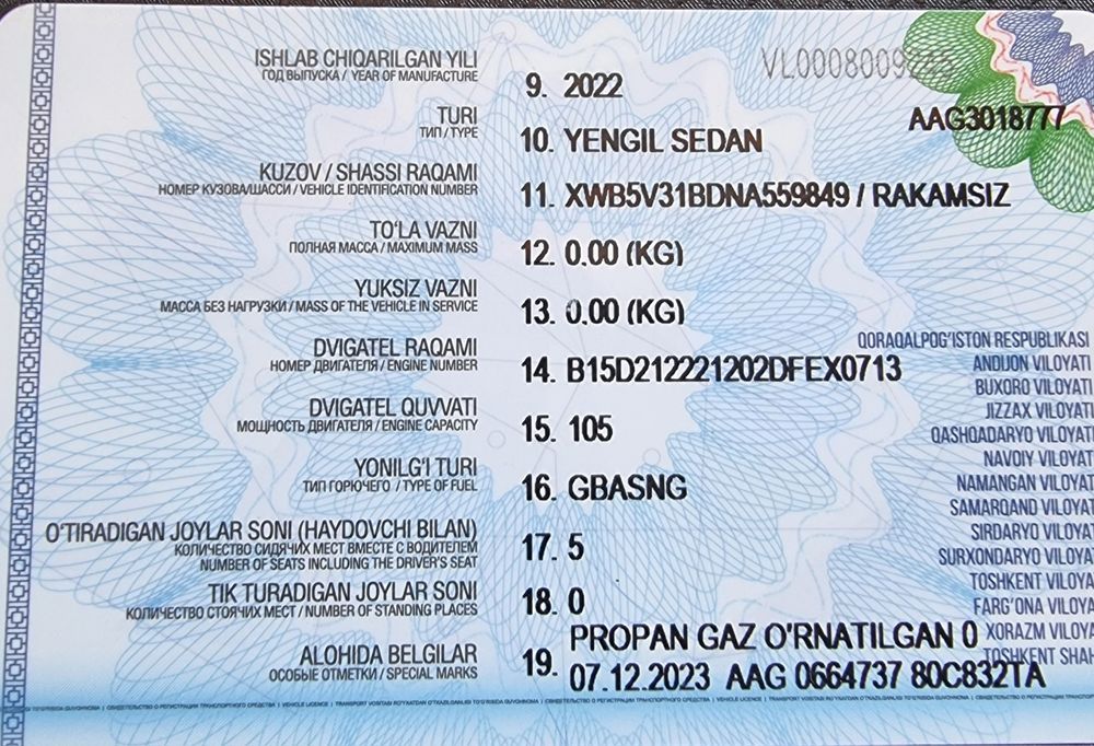 Lasetti komfort plus mexanik 2022