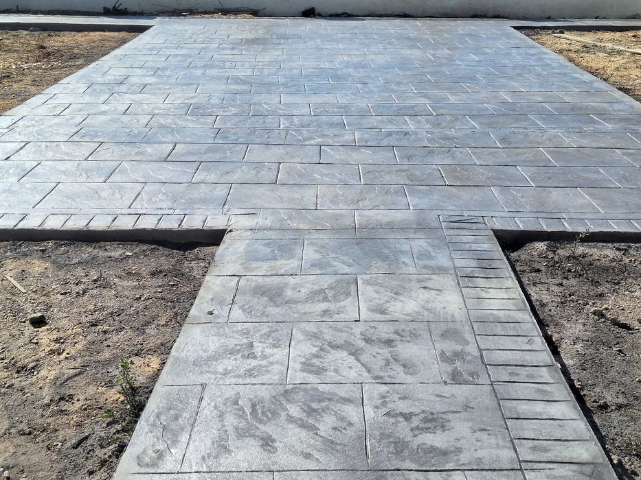Beton amprentat si elicopterizat