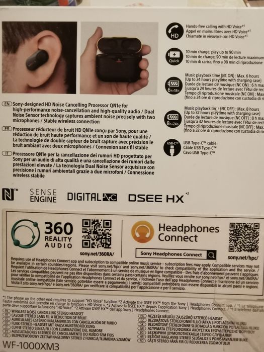 Sony Wf1000xm3 Earbuds