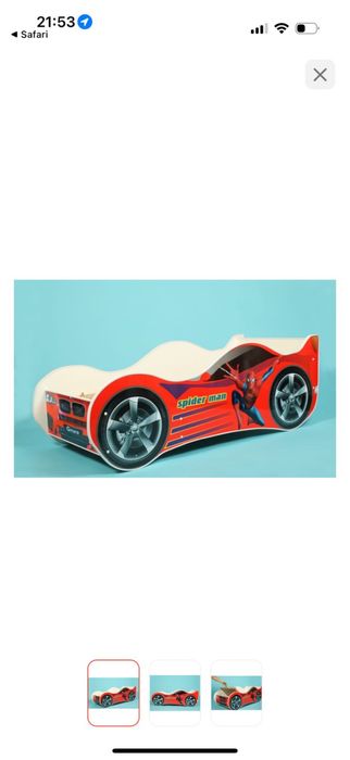 Кровать-машина Человек-паук,