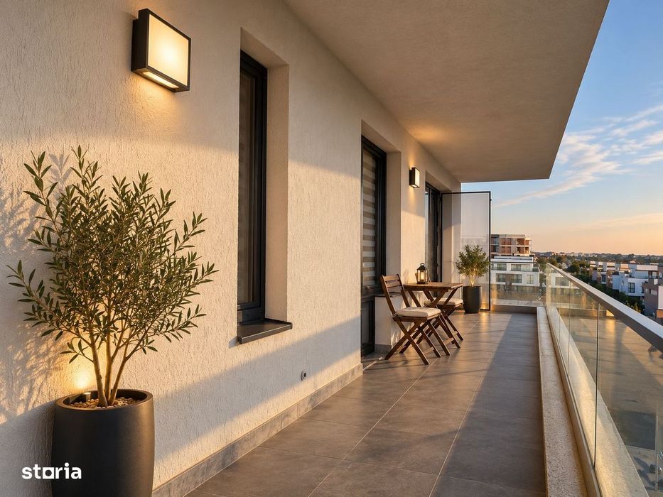 3 camere | Terasă 20 mp | Parcare subterană | Rond OMV Pipera