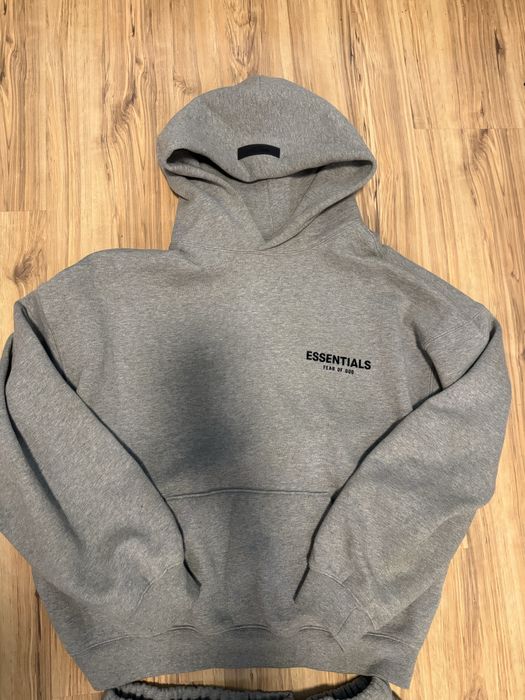 НОВ essentials tracksuit gray