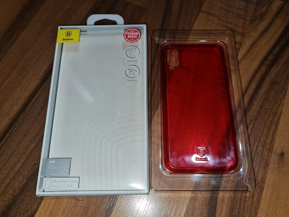 Husa silicon originala Baseus Ultra Slim Case Apple iPhone X Xs