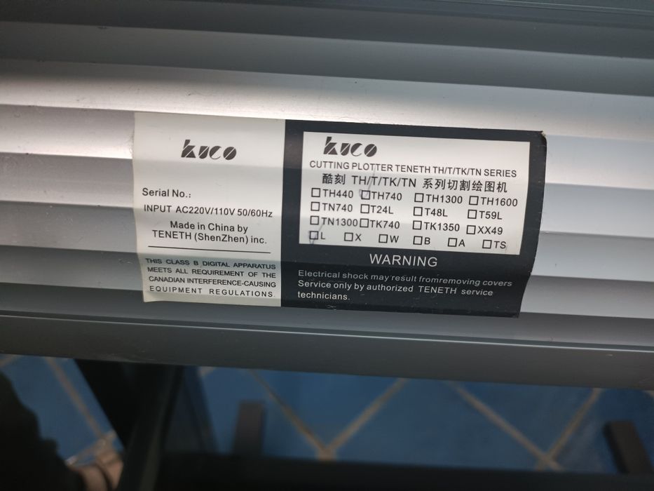 Режущий плоттер Teneth TH-740L