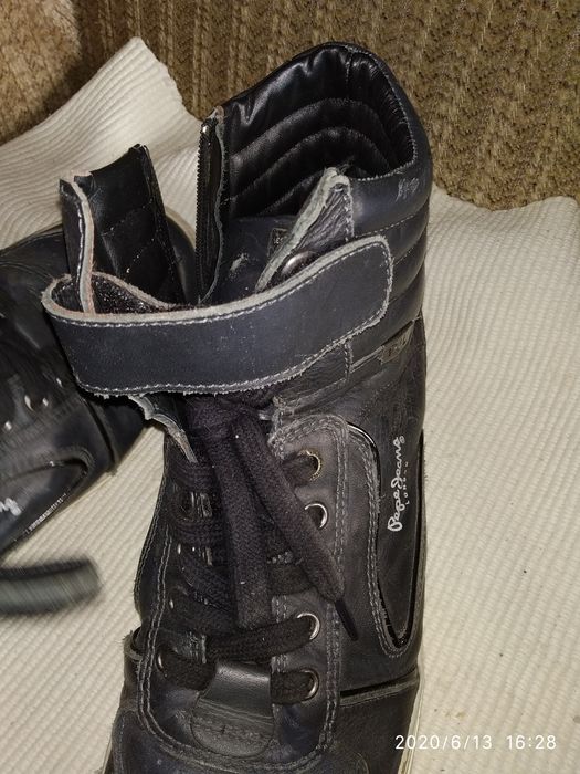 Pantofi tenisi mid- hight piele pepe jeans london 42