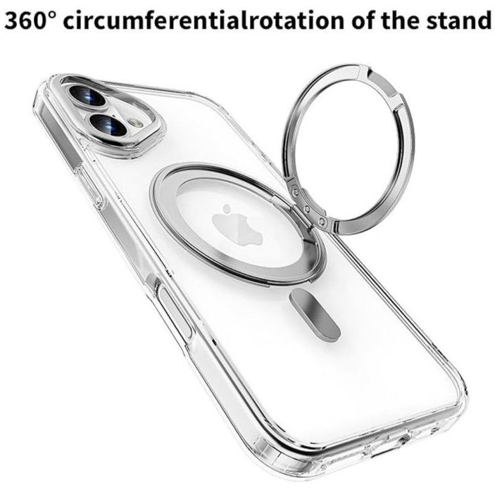 Husa magnetica din silicon pentru iPhone 14 Plus, cu inel MagSafe integrat, sigilata