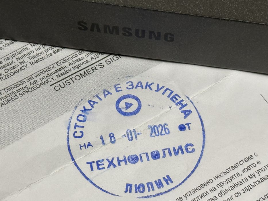 512GB Samsung Z Flip 7 FE Technopolis Гаранция 2028г. Black