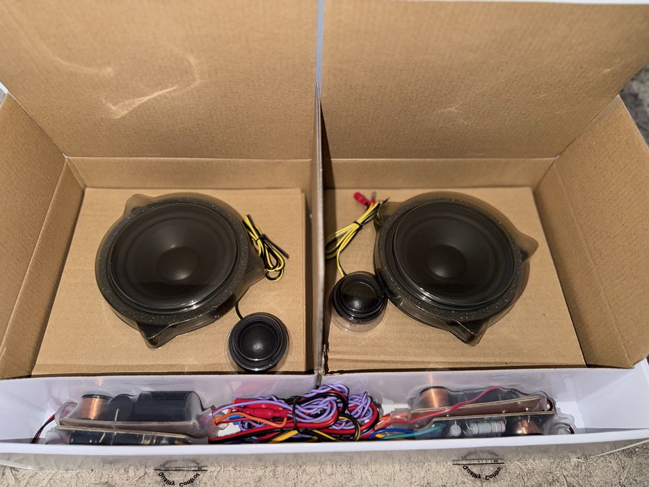 Set boxe față + tweetere + filtre BMW seria F