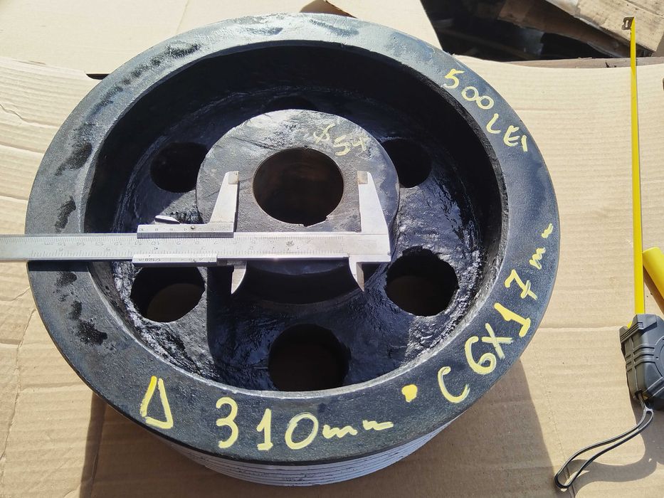 Fulie cu 6 curele 31 cm diametrul