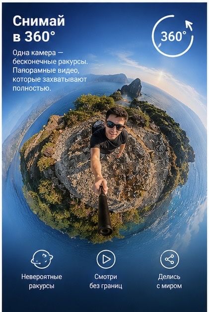 Insta 360 x3 экшн камера