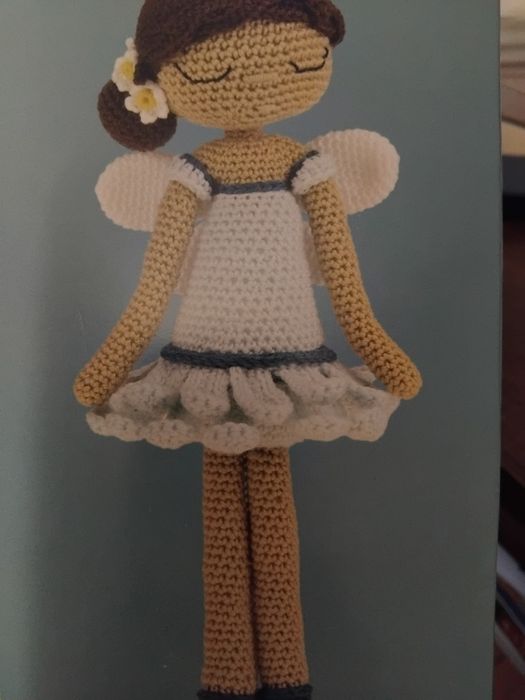 Комплект за изработка на фея от прежда