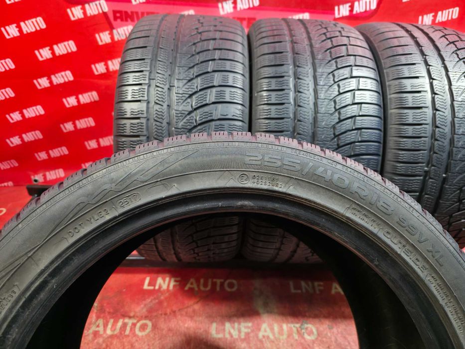 Anvelope de IARNA - 255/40/18 - NOKIAN - 6.86 MM - DOT 2017 !