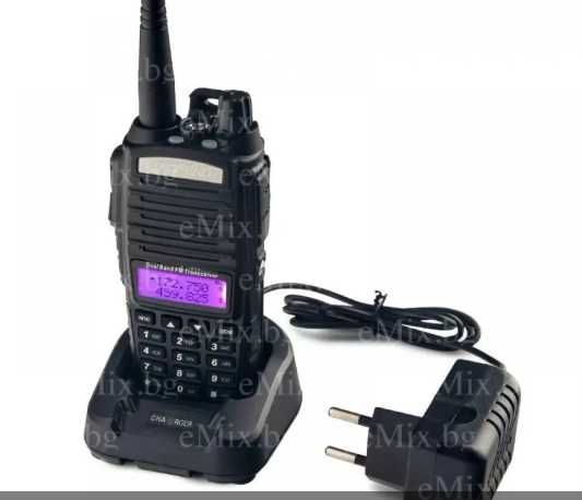 Радиостанция Baofeng UV82 със слушалка
