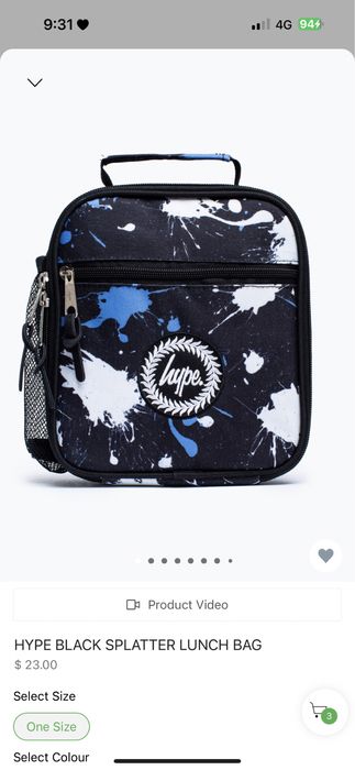 Ученическа раница Hype + чанта за обяд