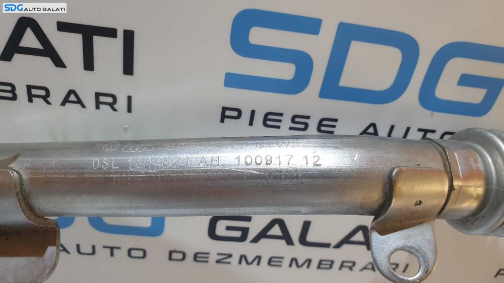 Teava Conducta Racitor Gaze EGR Audi A6 C6 2.0 TDI CAHA CAHB CAGB 2005 - 2011 Cod 03L131521AH