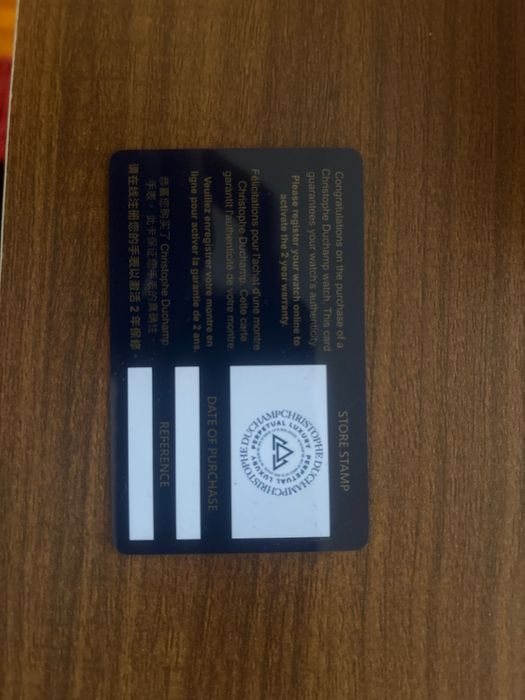 Ceas Barbati Christophe Duchamp