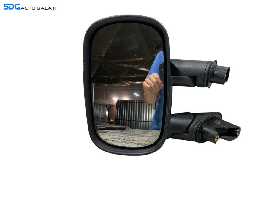Oglinda Electrica Stanga Fiat Doblo 2001 - 2010 Culoare Neagra (Prezinta o Lovitura) [L6475]
