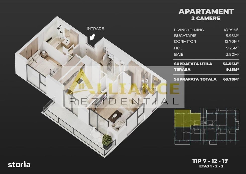 Proiect rezidential nou || Apartamente 2 si 3 camere || Comision 0%