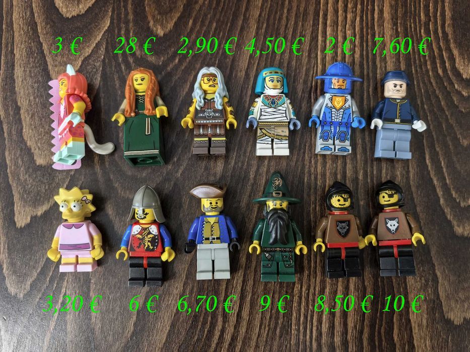 LEGO минифигурки рицари пирати нинджаго космос колекционерски стар уорс уестърн фортнайт властелинът на пръстените други ЧАСТ 2