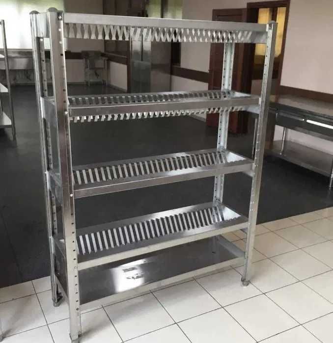 Стол разделочный, стеллаж кухонный,полки из нержавеющей стали для кафе