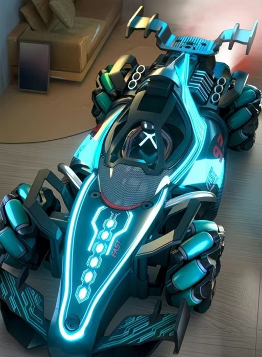 Формула 1, машинка на пульте управления, дрифт на 360 градусов