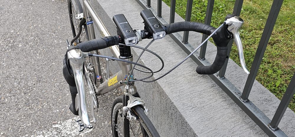 Bicicleta Litespeed Saber ( din titan & carbon ).