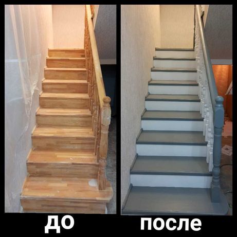 Рестоврация деревянных лестниц в доме