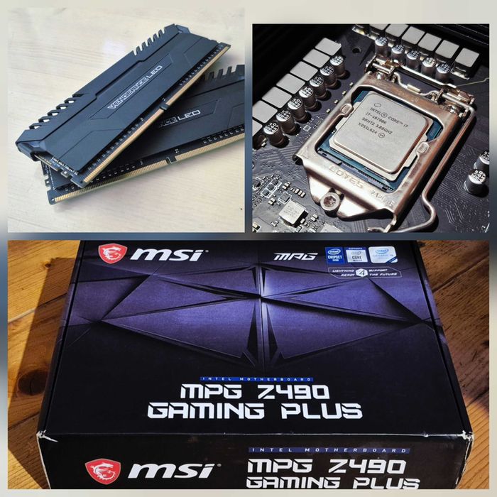 Kit gaming i7 10700k Z490 16GB RAM 1TB WD