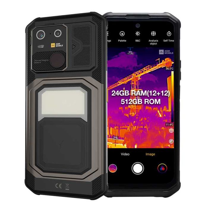 AGM G3 Pro Thermal 5G 24GB RAM 512GB ROM с IP68/IP69K защита
