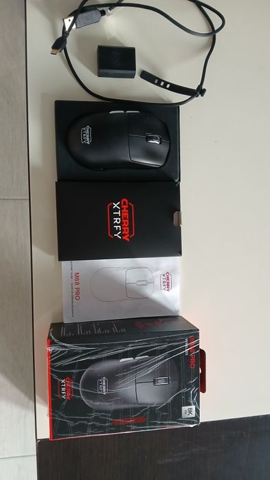 Mouse Cherry XTRFY M68 PRO 8K Wireless 26000DPI negru