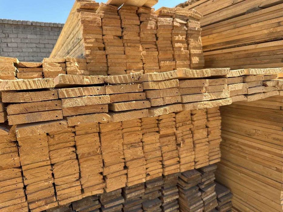 Пиломатериал обрезной, доска обрезная, брус обрезной, сосна