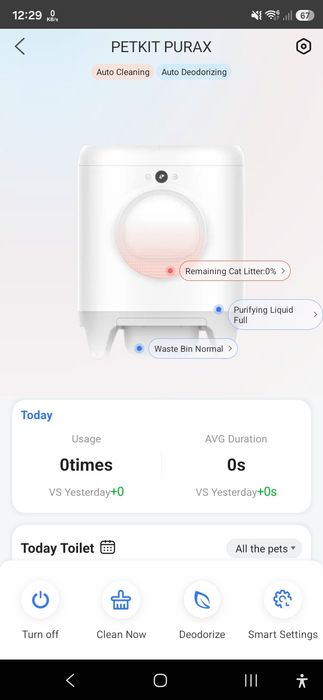 Litiera smart Petkit PuraX