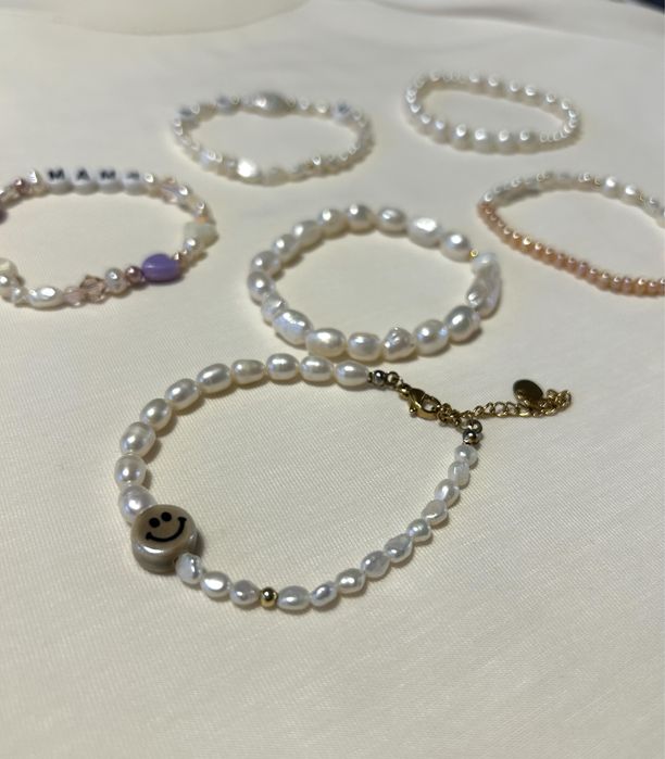 Огърлици, колиета и гривни - естествени перли