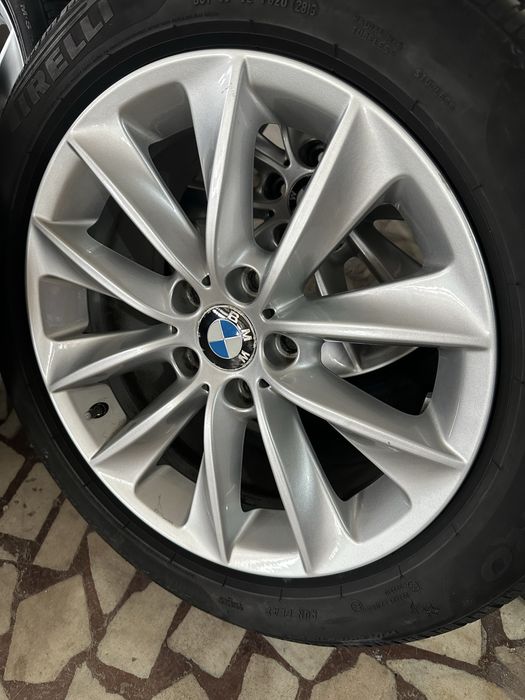 Set 4 jante originale BMW R18 + anvelope Pirelli Sottozero RunFlat 245/50 R18