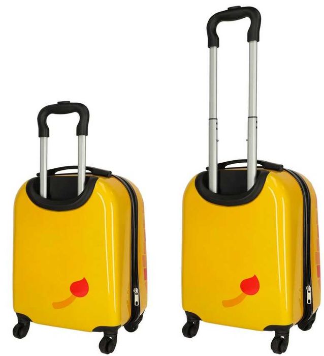 Детски твърд куфар за пътуване Лъв или Коте