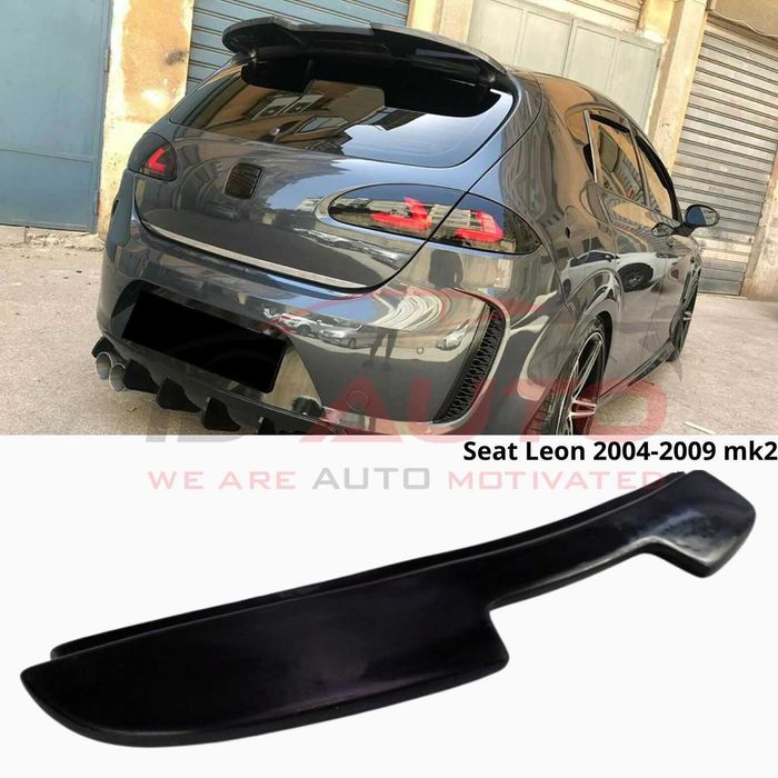 Спойлер за багажник Seat Leon MK2 (2004–2009) – Черен гланц, сеат леон