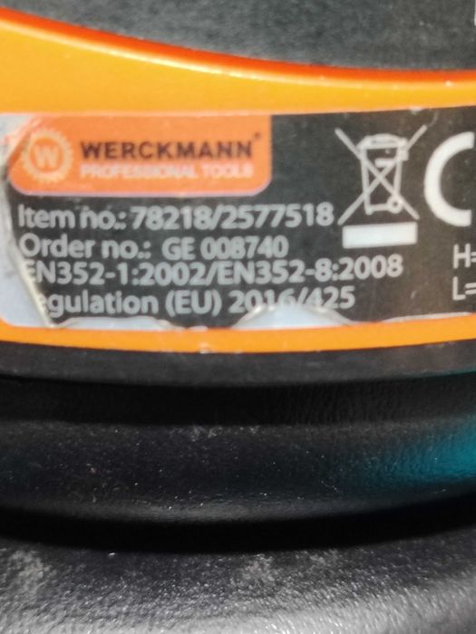WERCKMANN Professional Tools, casti fonice cu radio