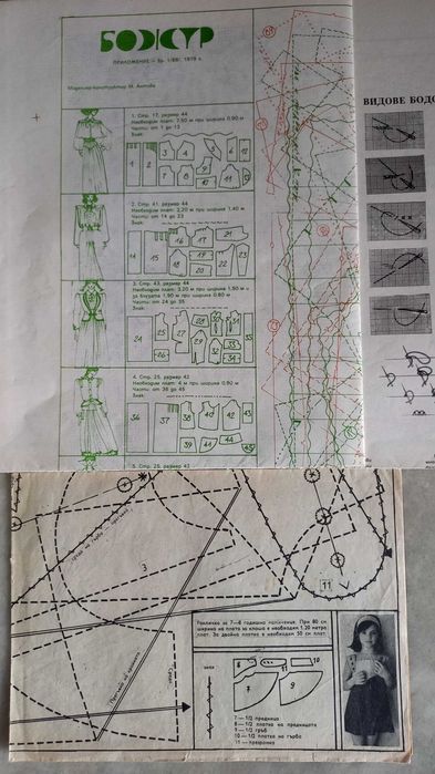 Продавам списание - БОЖУР. ОТ 1976,1977,1978,1979 и 1982г.