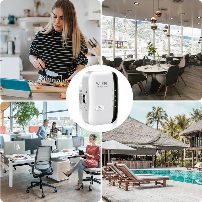 Wi-Fi Repeater 300Mbps – Усилвател и разширител на Wi-Fi сигнала с LAN порт