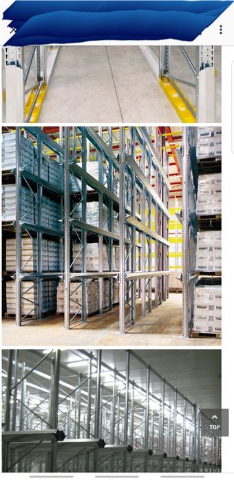 Rafturi metalice paleti drive-