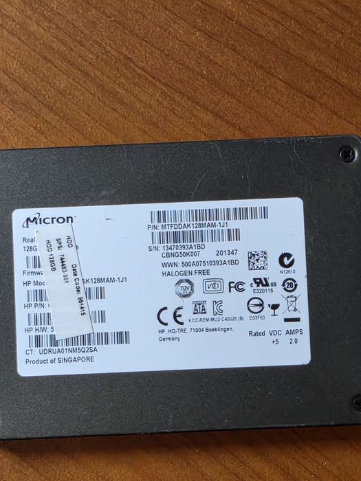 SSD 120GB 2,5" с Windows 11 Pro