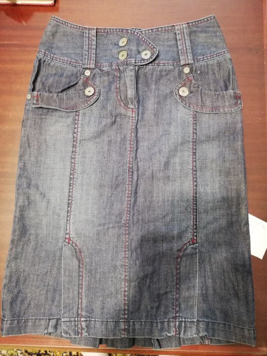 Дамска Маркова дънкова пола